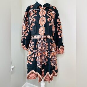 Cleobella Multicolor Bohemian Long Sleeve Dress